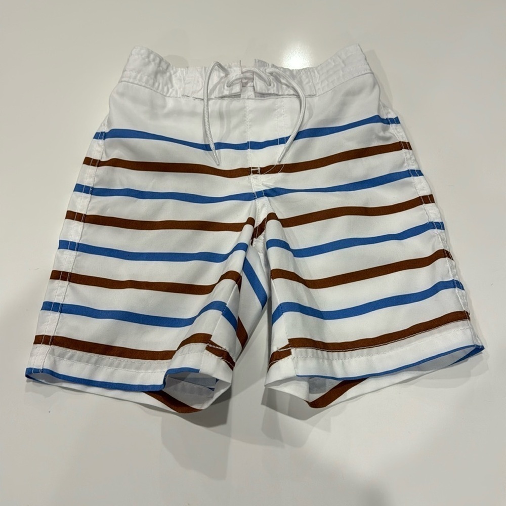 Janie and Jack Striped Swim Trunks Size 2T